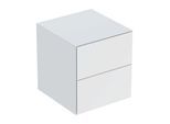 Geberit One Seitenschrank 505077002 45x49,2x47cm, 2 Schubladen, weiß/lackiert matt