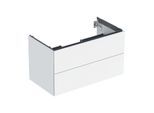 Geberit One Waschtisch-Unterschrank 505263001 88,8 x 50,4 x 47 cm, weiß/lackiert hochglänzend, 2 Schubladen