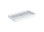 Geberit One Waschtisch 505037001 90 cm, ohne Hahnloch und Überlauf, weiß KeraTect/Blende weiß