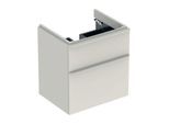 Geberit Smyle Square Waschtisch-Unterschrank 500352JL1 58,4x61,7x47cm, sandgrau hochglanz, 2 Schubladen