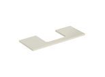 Geberit One Waschtisch-Platte 505285004 120 x 3 x 47 cm, sand-grau/lackiert hochglänzend, Ausschnitt mittig