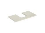 Geberit One Waschtisch-Platte 505273004 90 x 3 x 47 cm, sand-grau/lackiert hochglänzend, Ausschnitt mittig