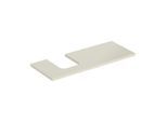 Geberit One Waschtisch-Platte 505295004 120 x 3 x 47 cm, sand-grau/lackiert hochglänzend, Ausschnitt links