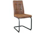 Mid.you , Braun , Metall, Textil , 43x92x56 cm ,