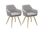 Mid.you , Grau , Metall, Textil , 57x83x62 cm ,