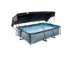 Exit Toys , Grau , Kunststoff , 200x65x300 cm , TÜV-geprüft, CE , Pools & Wasserspaß, Pools, Aufstellpools, Frame-Pools