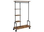 Mid.you , Schwarz, Braun , Metall, Holzwerkstoff , 103.5x174.5x40 cm , Schuhablage ,