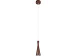 Möbelix , Weiß, Nussbaumfarben , Holz , Nussbaum , 90-140 cm , Beleuchtung, Innenleuchten, Hängeleuchten, Esstischlampen