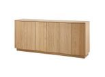 Livetastic , Eichefarben , Holz , Eiche , furniert , 3 Fächer , 200x85x45 cm , stehend ,