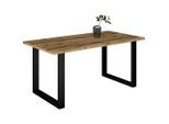 Livetastic , Schwarz, Plankeneiche , Metall, Holzwerkstoff , rechteckig , 90x78x180 cm , in verschiedenen Holzdekoren erhältlich ,