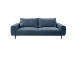Mid.you , Dunkelblau , Textil , Füllung: Silikon , 242x89x115 cm , Made in EU , Stoffauswahl, Schlafen auf Sitzhöhe ,