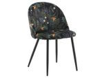 Livetastic , Schwarz , Metall, Textil , Blume , Füllung: Schaumstoff , 50x77x48 cm ,
