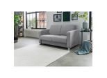 Livetastic , Silberfarben , Textil , Uni , 159x88x87 cm , Made in EU , Stoffauswahl, Liegefunktion, einzeln ausziehbar, Rücken echt ,