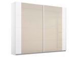 Rauch Möbel , Weiß, Champagner , Holzwerkstoff , 2 Fächer , 226x210x62 cm , Blauer Engel, Goldenes M, Made in Germany ,