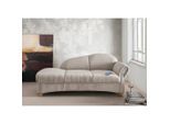 Livetastic , Taupe , Textil , Buche , Uni , 190x84x86 cm , Made in EU , Typenauswahl, seitenverkehrt erhältlich, Rücken echt, Armteil rechts ,
