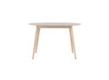 Livetastic , Weiß , Holz , Pappel, Kautschukholz , rund , 120x75x120 cm ,