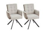 Livetastic , Grau, Schwarz , Holz, Metall, Textil , Pappel , Sperrholz , Füllung: Schaumstoff , 61x91x64 cm , Sitzfläche 360° drehbar ,