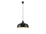 Markslöjd , Schwarz , Metall , oval , 50x29x50 cm , CE , höhenverstellbar , Beleuchtung, Innenleuchten, Deckenleuchten, Deckenleuchten rund