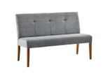 Cantus , Eichefarben, Hellgrau , Holz, Textil , Eiche , massiv , 140x91.5x63 cm , FSC , Esszimmer, Bänke, Polsterbänke