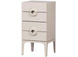 Livetastic , Greige , Holz , Eukalyptusholz , 4 Schublade(n) Schubladen , 44x89x45 cm ,