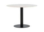 Livetastic , Schwarz, Weiß , Metall, Stein , rund , 106x75x106 cm ,