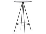 Livetastic , Schwarz , Metall, Holzwerkstoff , furniert , 60x105x60 cm , Esszimmer, Barmöbel, Barhocker