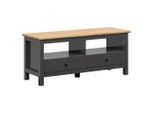 Möbelix , Graphitfarben, Eiche Artisan , Holzwerkstoff , 2 Schublade(n) Schubladen , 137x59x47 cm , Wohnzimmer, TV-Möbel, TV- & Lowboards