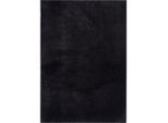 Möbelix , Schwarz , Textil , Uni , rechteckig , 240x340 cm , Bsci , für Fußbodenheizung geeignet , Teppiche & Böden, Teppiche, Fellteppiche