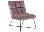 Mid.you , Rosa, Schwarz , Metall, Textil , 62x90x86 cm , Reach ,