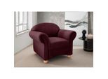 Livetastic , Bordeaux , Textil , Buche , Uni , 90x84x80 cm , Made in EU , erweiterbar (Typenauswahl) ,