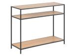 Mid.you , Eichefarben , Metall, Holzwerkstoff , rechteckig , 35x79x100 cm ,