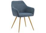 Mid.you , Blau , Metall, Textil , 56x81.5x63 cm ,