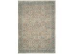 Cazaris , Blau, Grau , Textil , Ornament , rechteckig , 120x180 cm , Oeko-Tex® Standard 100 , für Fußbodenheizung geeignet, pflegeleicht , Teppiche & Böden, Teppiche, Orientteppiche