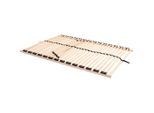 Primatex , Holz , Birke,Birke , 3-Zonen , 140x200 cm , Made in EU , Federleisten mit Duokappen, Mittelgurt, individuelle Liegehärteeinstellung, nicht verstellbar, alternative Größen erhältlich , Schlafzimmer, Lattenroste