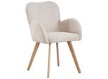 Mid.you , Eichefarben, Beige , Metall , 57x85x63 cm , Fsc, Bsci , Esszimmer, Esszimmerstühle, Polsterstühle