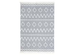 James Wood , Hellgrau , Textil , Abstraktes , rechteckig , 120x170 cm , Oeko-Tex® Standard 100 , für Fußbodenheizung geeignet ,