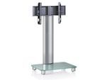 Mid.you , Silberfarben , Metall, Glas , 60x100x44 cm , schwenkbar ,