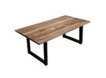 Livetastic , Naturfarben, Schwarz , Metall, Holz , Mangoholz , rechteckig , 100x77x240 cm , in verschiedenen Größen erhältlich ,