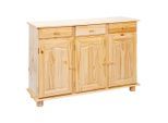 Livetastic , Naturfarben , Holz , Kiefer , massiv,massiv,massiv , 2 Fächer , 3 Schublade(n) Schubladen , 130x87x43 cm , stehend ,
