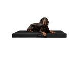 Tierlando ALICE EASY CLEAN Orthopädische Hundematratze aus Kunstleder schwarz 1 m, 9 cm, 80 cm