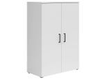 Milino Kommode, Weiß, Kunststoff, 3 Fächer, 80x115x40 cm, FSC Mix, Typenauswahl, Beimöbel erhältlich, stehend, hängend, Wohnzimmer, Kommoden & Sideboards, Kommoden