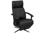 Xora Relaxsessel mit Herz-Waage, Schwarz, Metall, Textil, 74x115x84 cm, SGS-geprüft, Bsci, CE, Relaxfunktion, Herz-Waage-Funktion, USB-Anschluss, USB-C-Anschluss, Wohnzimmer, Sessel, Relaxsessel