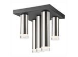 Möbelix , Chromfarben , Metall , 6x32x30 cm , Made in Europe, Europäischer Sicherheitsstandard ,