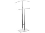 , Weiß, Chromfarben , Metall , 48x100x20 cm , standfeste Füße ,