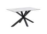 Mid.you , Schwarz, Weiß , Metall, Keramik , rechteckig , 80x76x135 cm ,