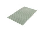 Kleine Wolke , Grün , Textil , rechteckig , 60x100 cm , Textiles Vertrauen - Oeko-Tex® , für Fußbodenheizung geeignet, rutschhemmend , Heimtextilien, Badtextilien, Badematten, Badematten