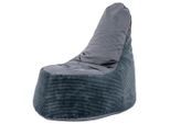 Ondega , Grau , Textil , 280 l , Füllung: recyceltes Polystyrol (Eps) , 45x110x90 cm , Indoor ,