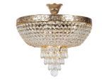 Maytoni , Goldfarben , Metall, Glas , Vintage , rund , 37 cm , RoHS, CE , Beleuchtung, Innenleuchten, Hängeleuchten, Kronleuchter