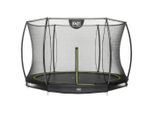 Exit Toys , Schwarz , Metall, Kunststoff , rund , 203 cm , TÜV-geprüft, GS-geprüft, EN 71 , Spielwaren, Outdoorspielzeug, Trampoline