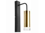Möbelix , Goldfarben , Metall , 32 cm , Made in Europe, Europäischer Sicherheitsstandard , Beleuchtung, Innenleuchten, Wandleuchten, Wandleuchten